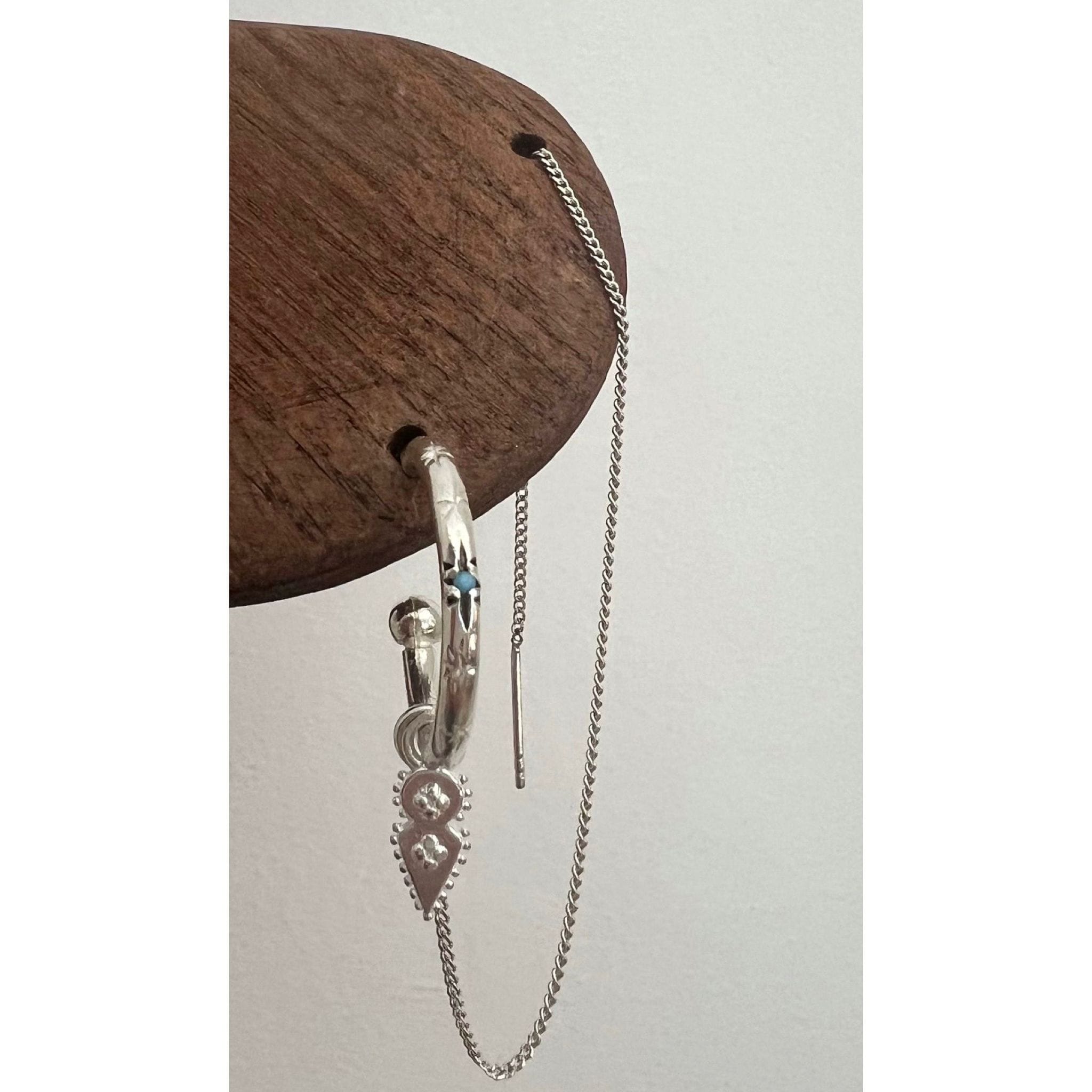 Turquoise Hoop Chain